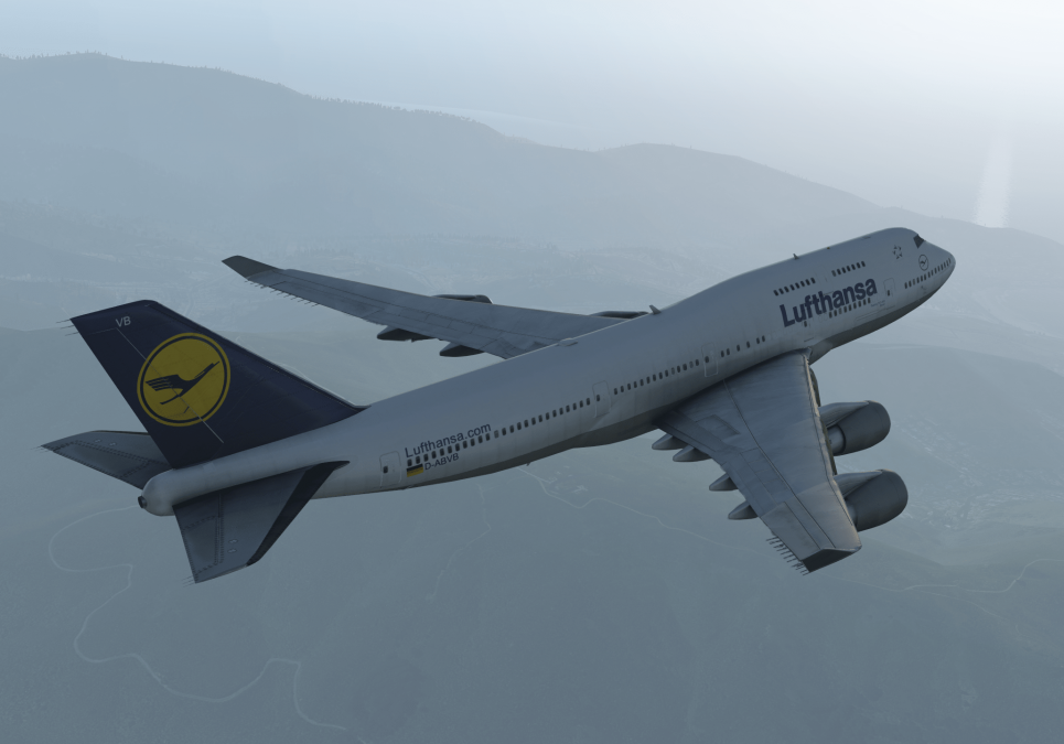 B747 Lufthansa livery