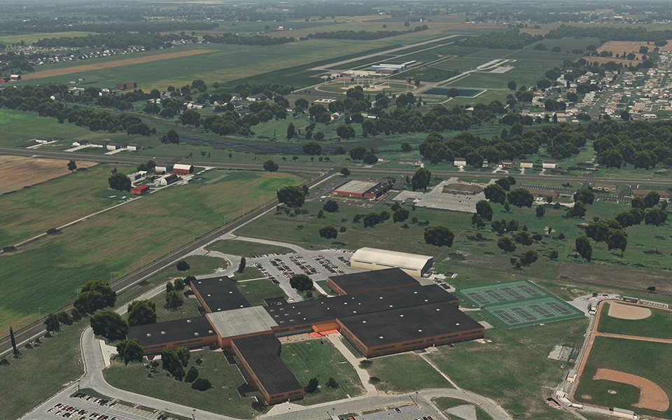 KTTF Custer airport scenery