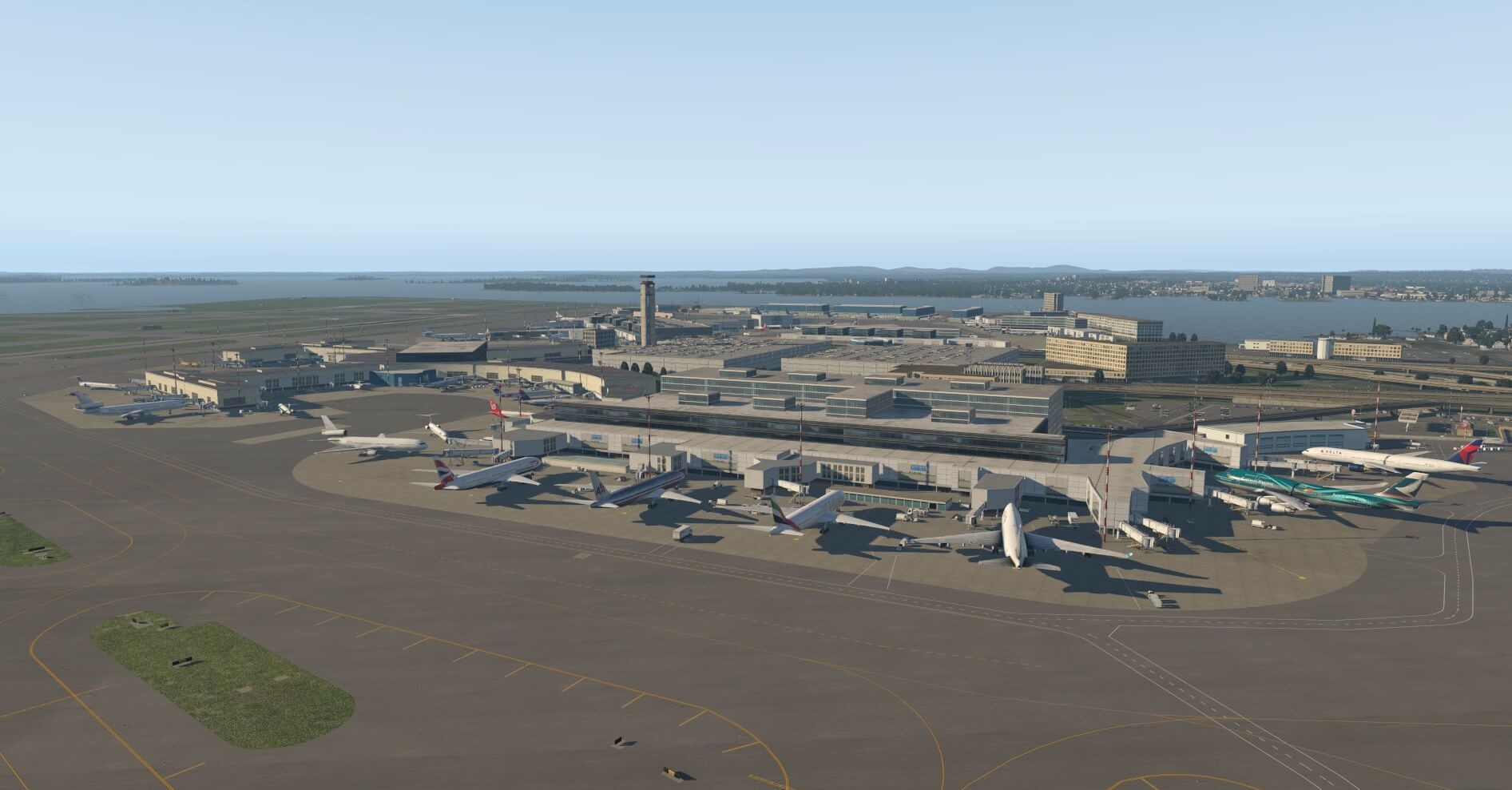 KBOS in X-Plane 1110