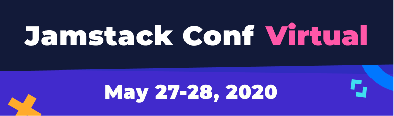 Jamstack Conf virtual banner