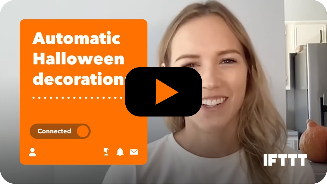 Scary smart home video button