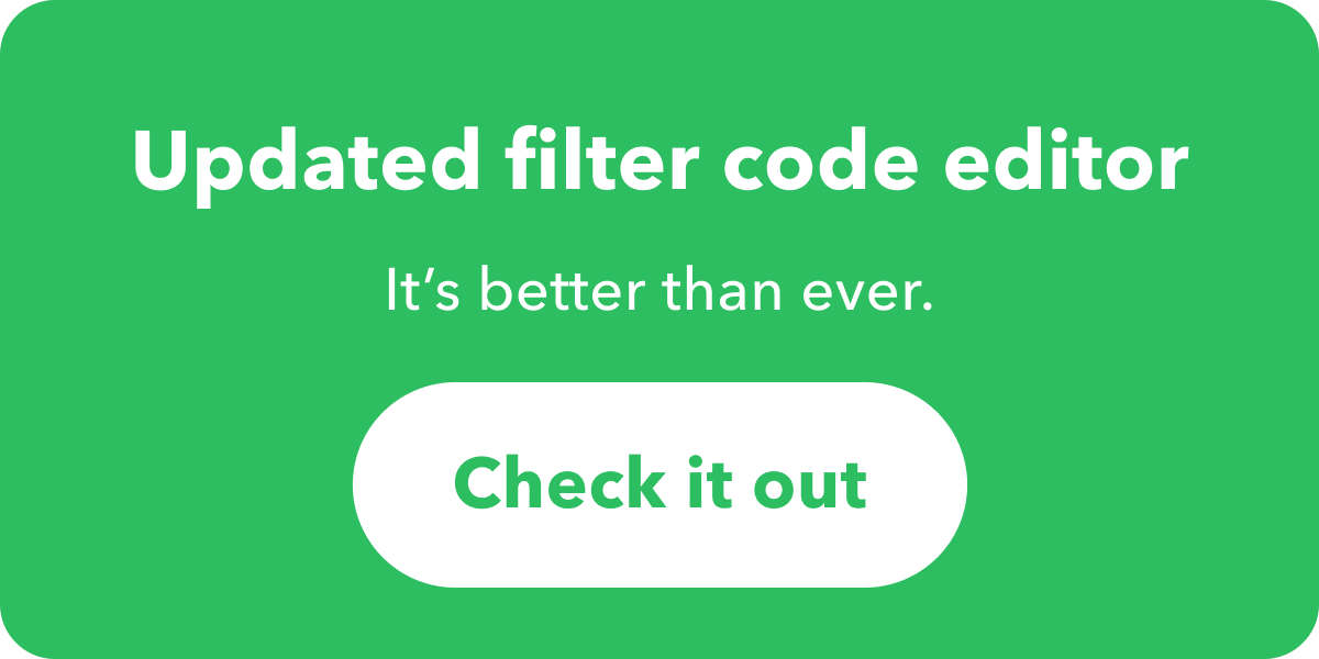 Filter code generator